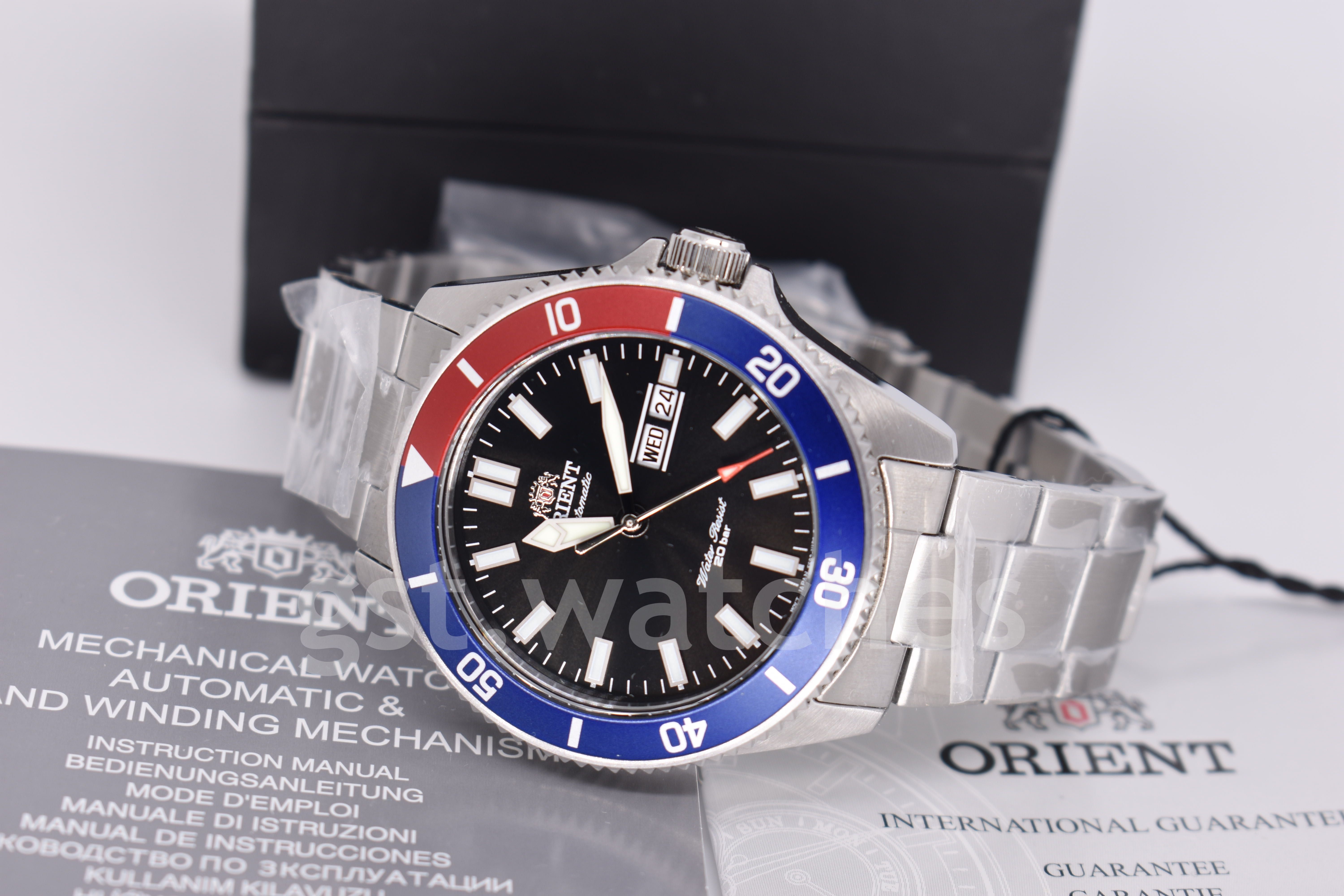 Orient Mako Ray III RA-AA0912B19B "Pepsi" NEW ORIGINAL | XL KANNO