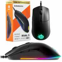 Нова ігрова мишка steelseries rival 3 RGB original NEW Пломби+Гарантія