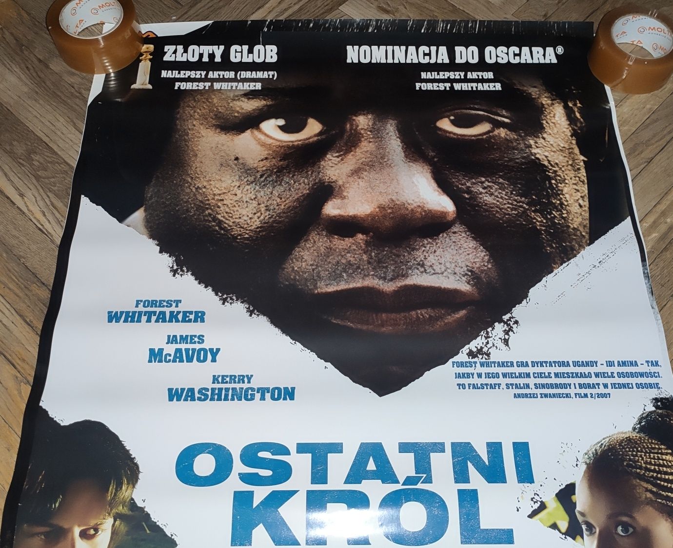 Ostatni król Szkocji plakat filmowy oryginalny Forest Whitaker