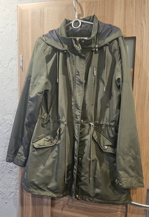 Kurtka damska parka zielona rozm XL
