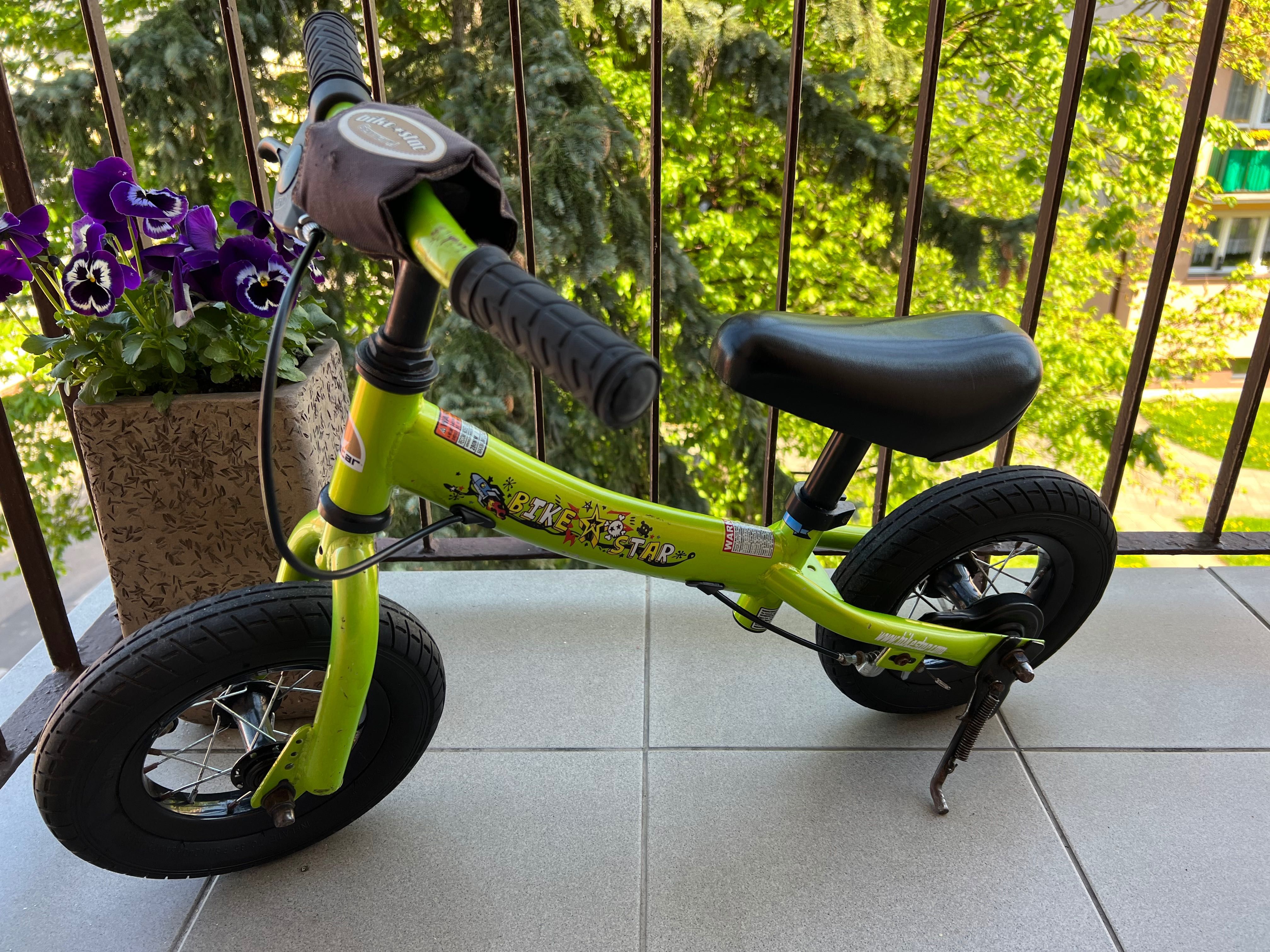 BikeStar rowerek biegowy, koła 10'' zielony