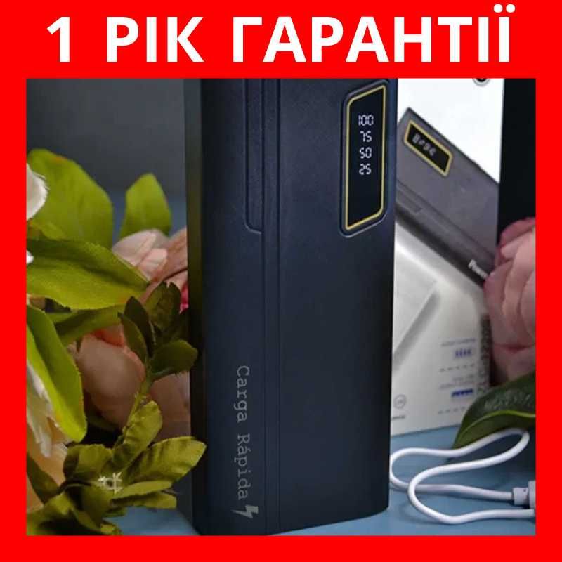 Power Bank Rapid 20 000 mAh Повербанк Led екран Ліхтар 1 РІК ГАРАНТІЇ