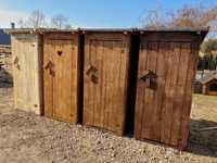 Toaleta drewniana NAJTANSZA zwykła BUDOWLANA transport PROMOCJA