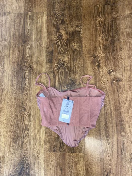 Brokatowy top Bershka M diamenciki viral święta sylwester