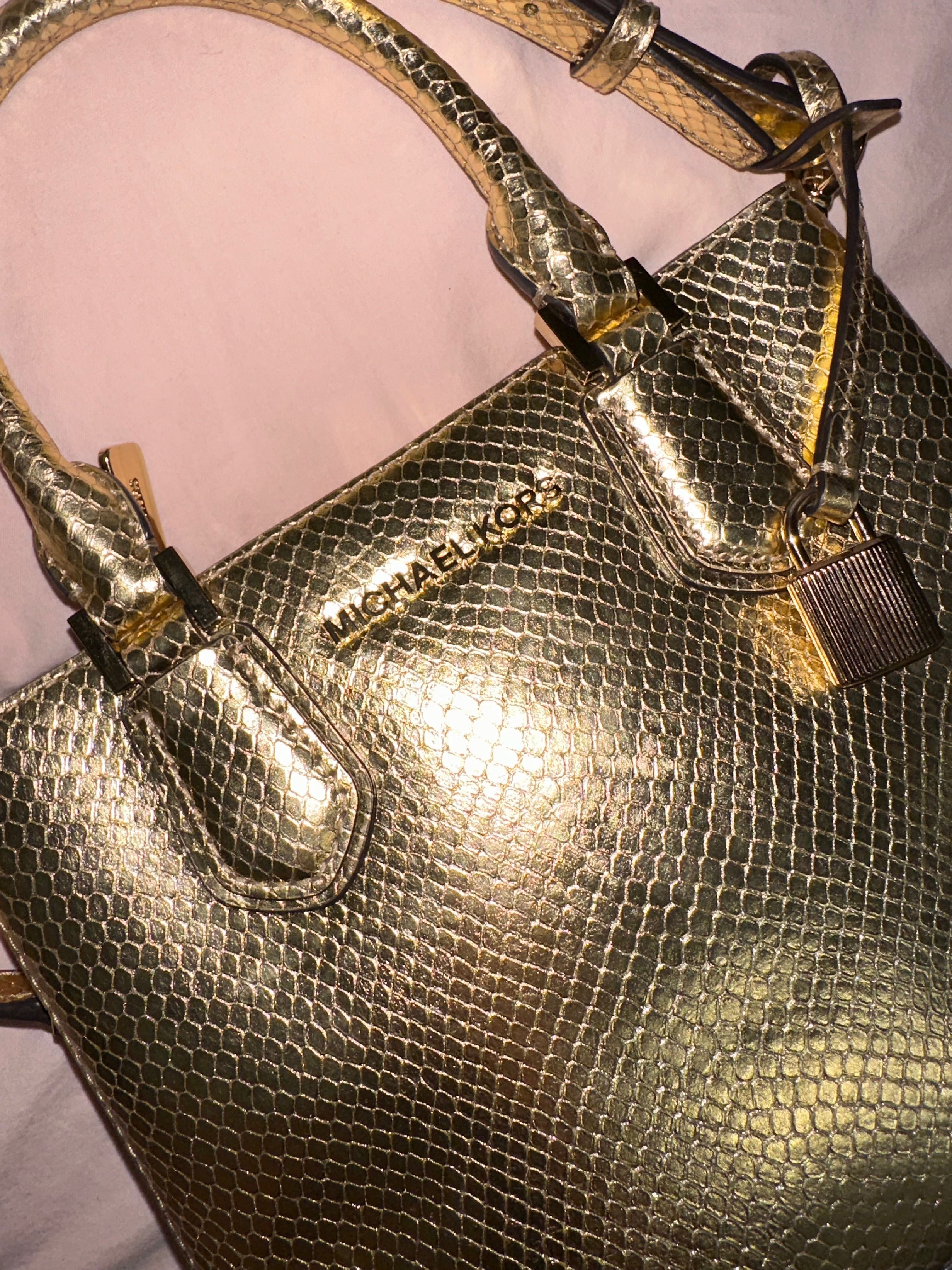 Złota torebka Michael kors oryginalna