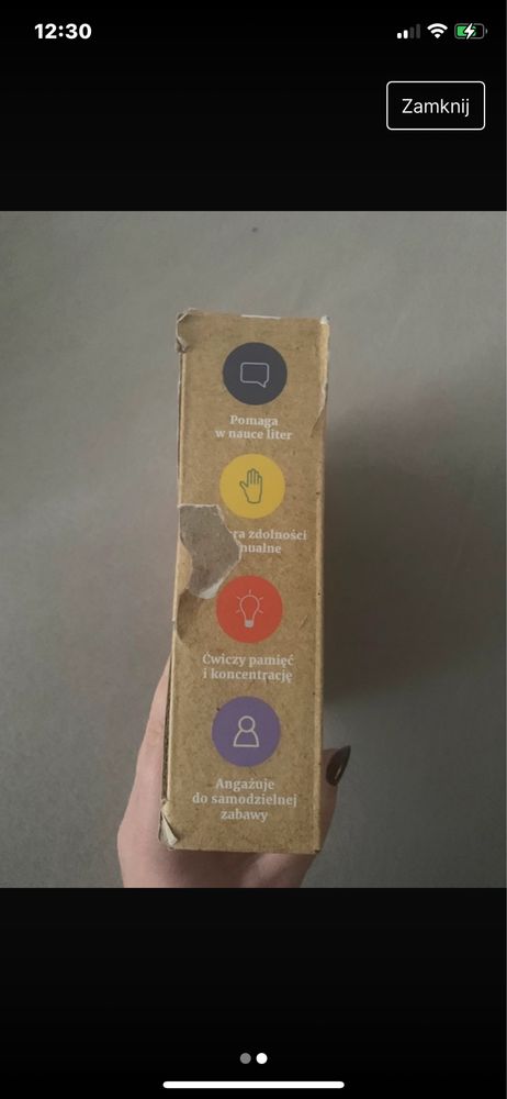 Pociag edukacyjny alfabet