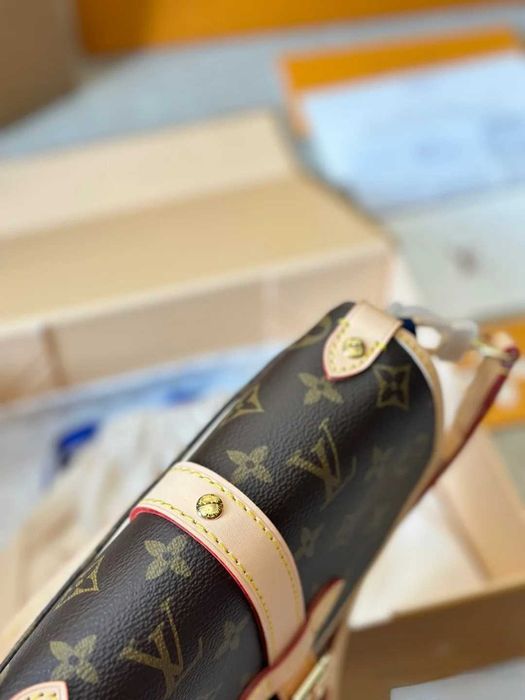 LV Saumur BB - LV Saumur BB Monogram Torba Krzyżowa Wintage 90s