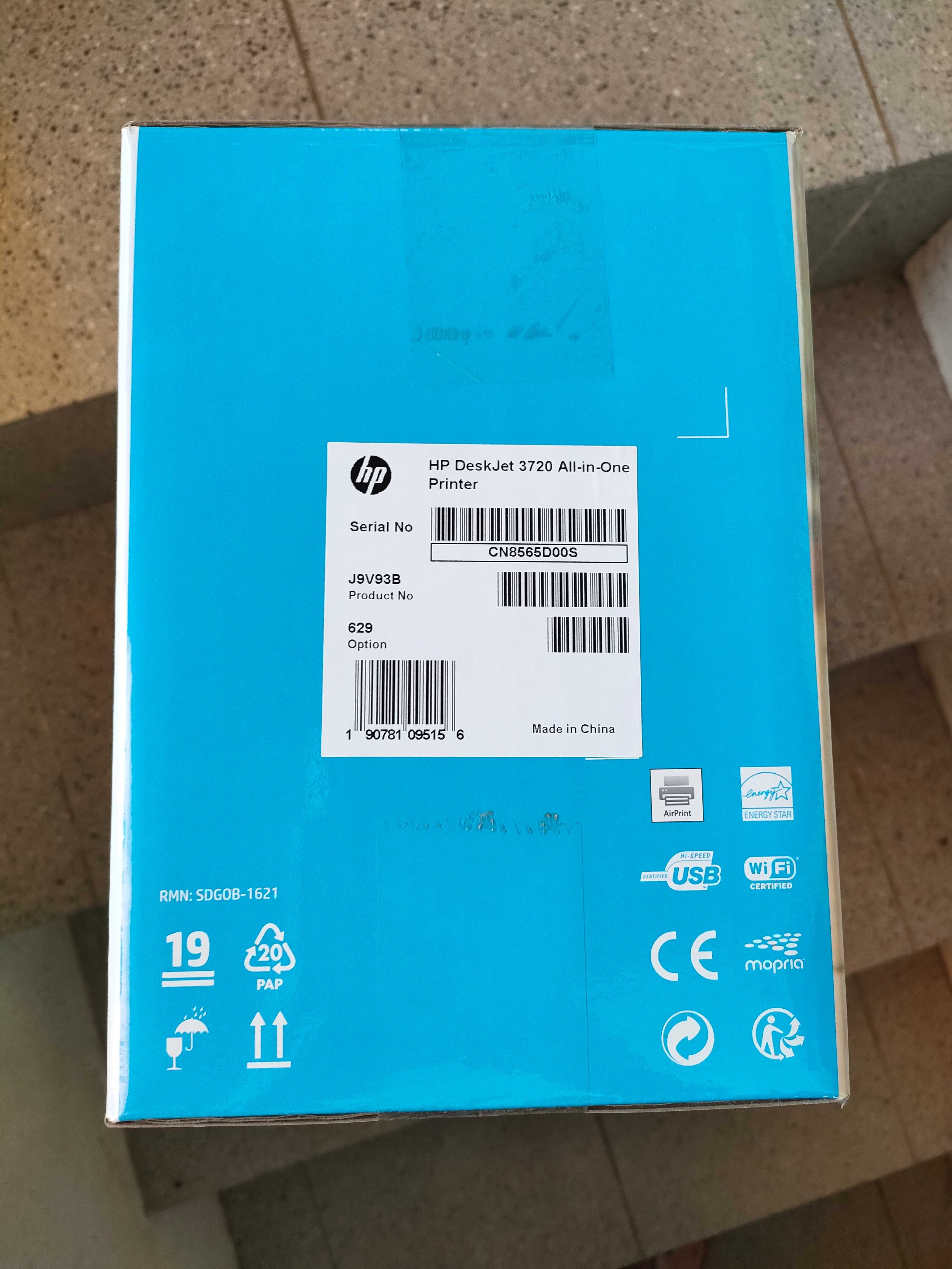 Impressora Nova - HP DeskJet 3720 All in one