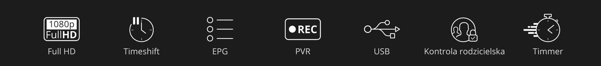 Tuner dvb-t2 h.265 hevc kruger&matz HDMI SCART PVR EPG USB dekoder