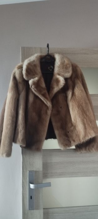 Futerko krótkie z norek biszkoptowe rozmiar 42/44