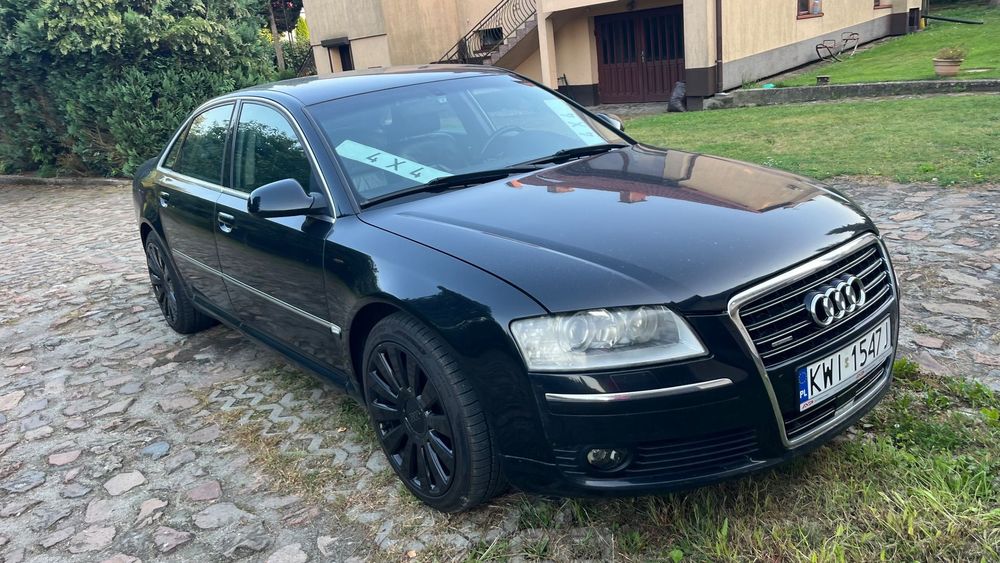 Audi A8 Pisemna roczna gwarancja .4x4 Quatro 3.7 GAZ ew. zamiana