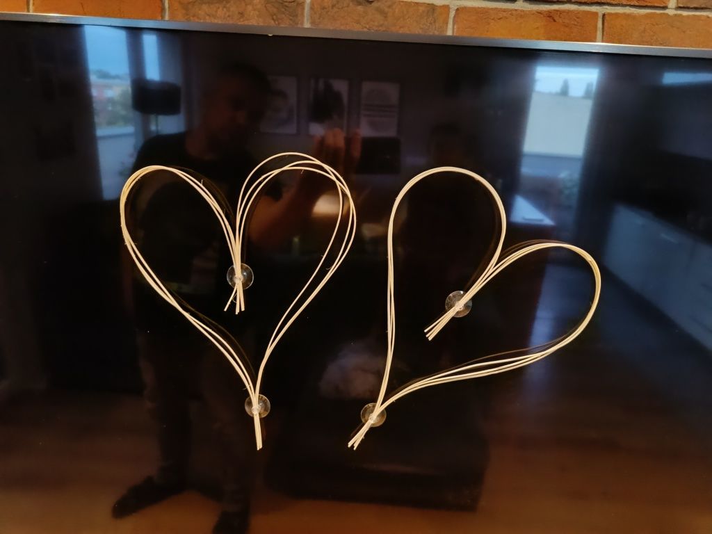 Zestaw do dekoracji samochodu na ŚLUB, serca, tablice i kokardy