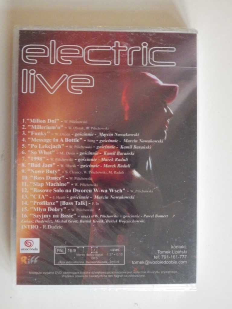 DVD: Wojtek Pilichowski band Electric live art bem