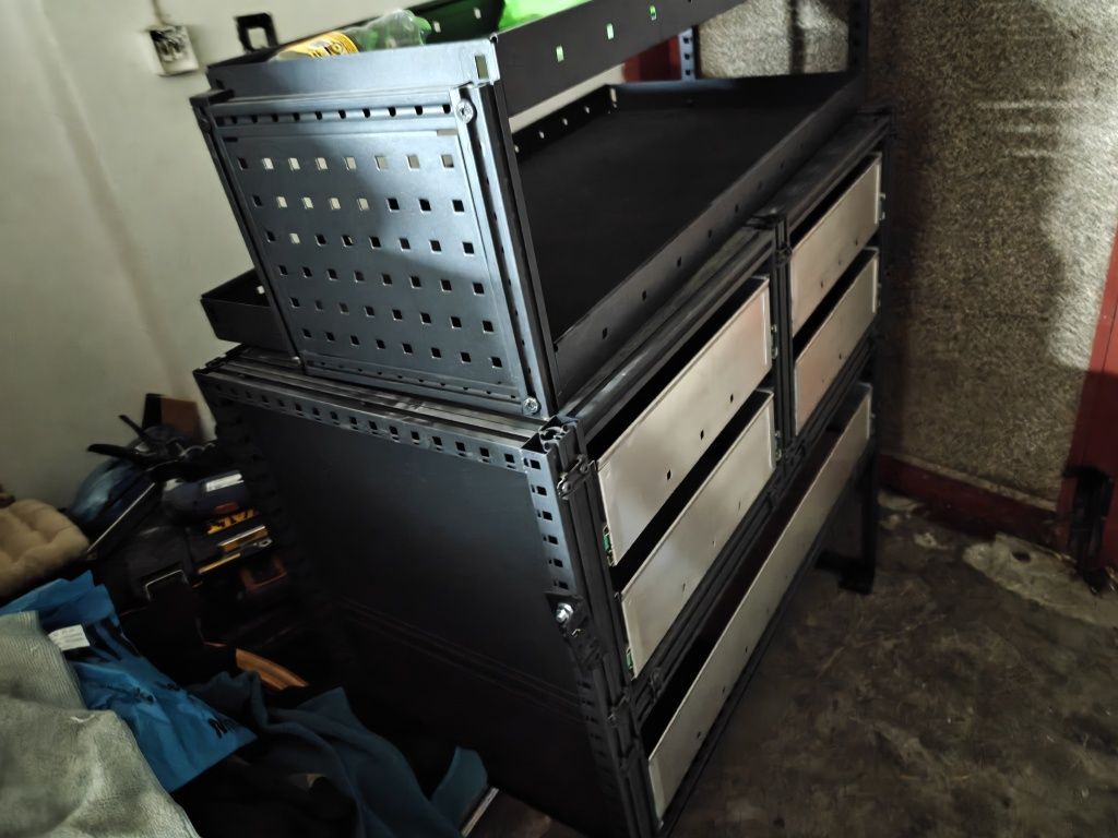Zabudowa Regały Moduł System Ford custom