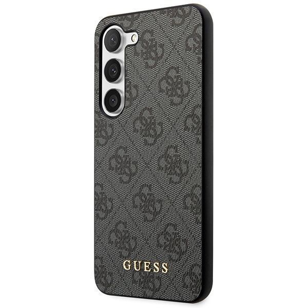 Guess Guhcs23Mg4Gfgr S23+ S916 Szary/Grey Hardcase 4G Metal Gold Logo