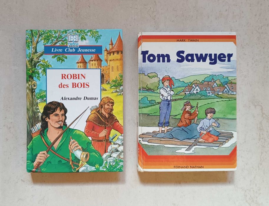 Vários livros em francês