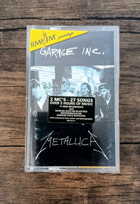 Kaseta - METALLICA - Garage INC 1998 METAL