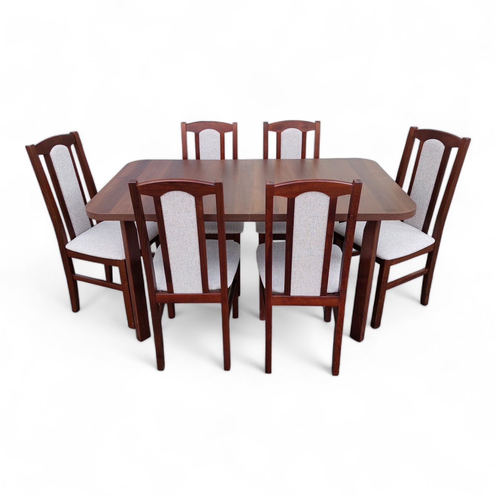 Stół 140/180/80 + 6 krzeseł z drewna bukowego różne kolory