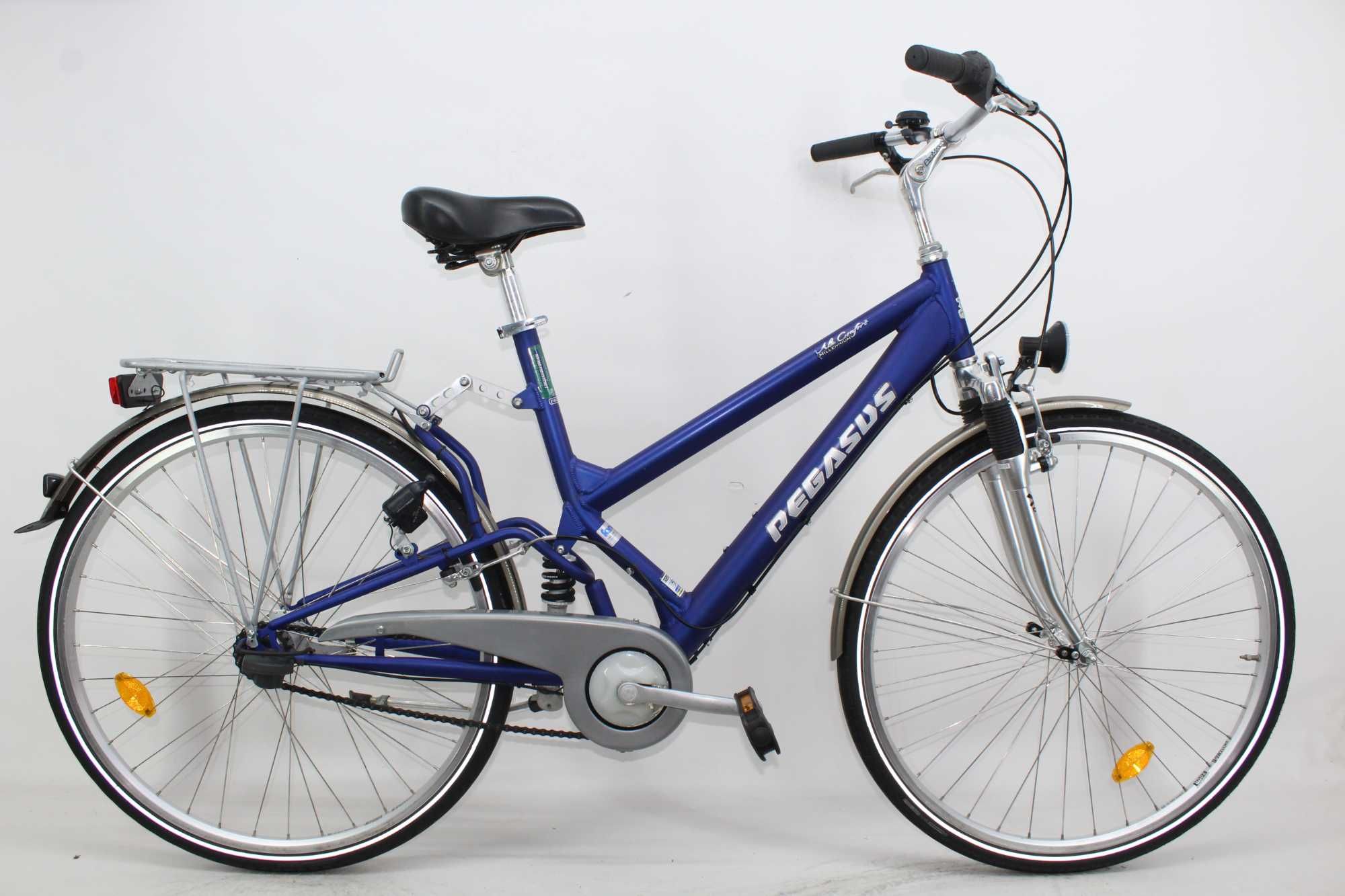 Aluminiowy AMORTYZOWANY rower "PEGASUS" Koła 28'' 7 biegów w piaście