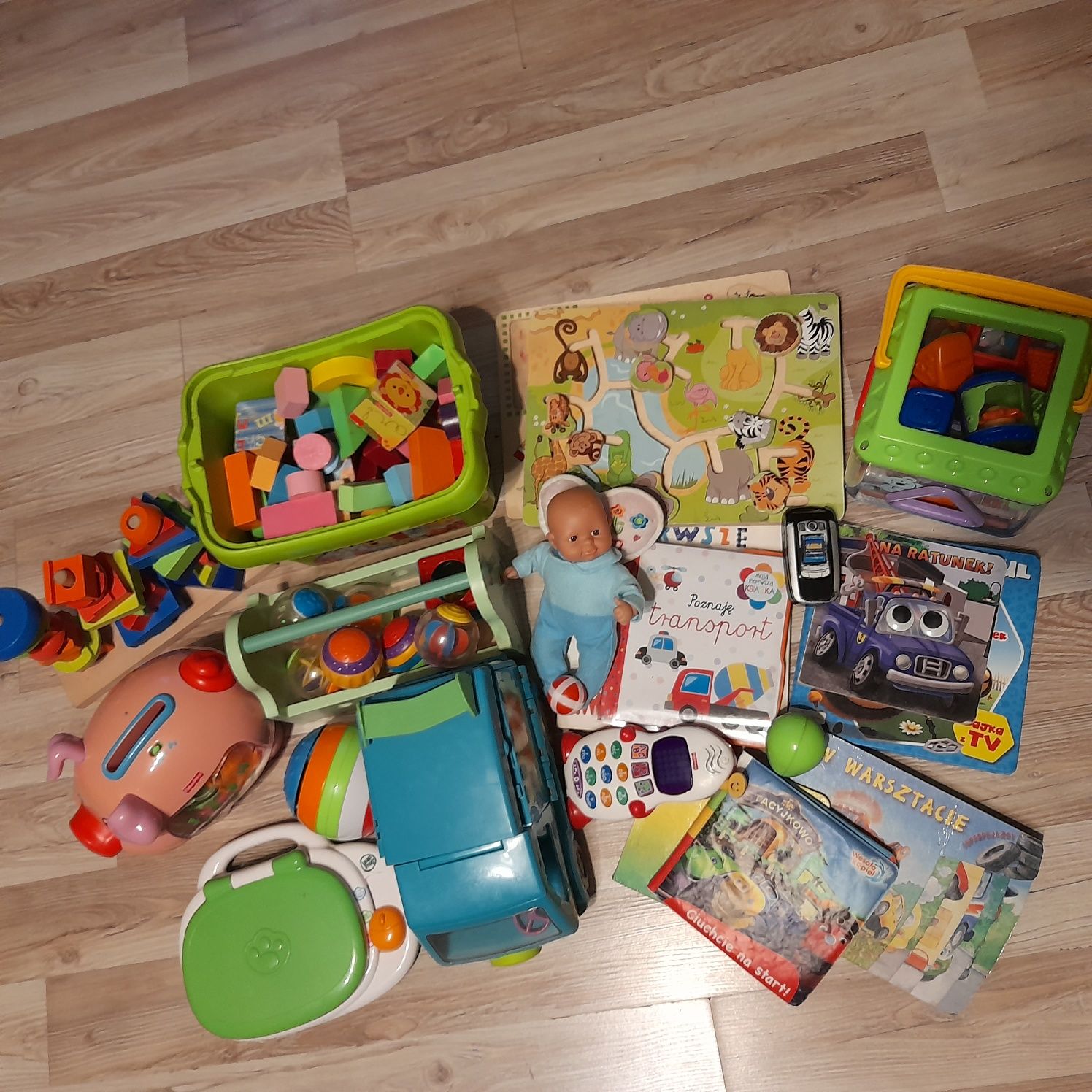 Mega zestaw zabawek Fisher Price i inne