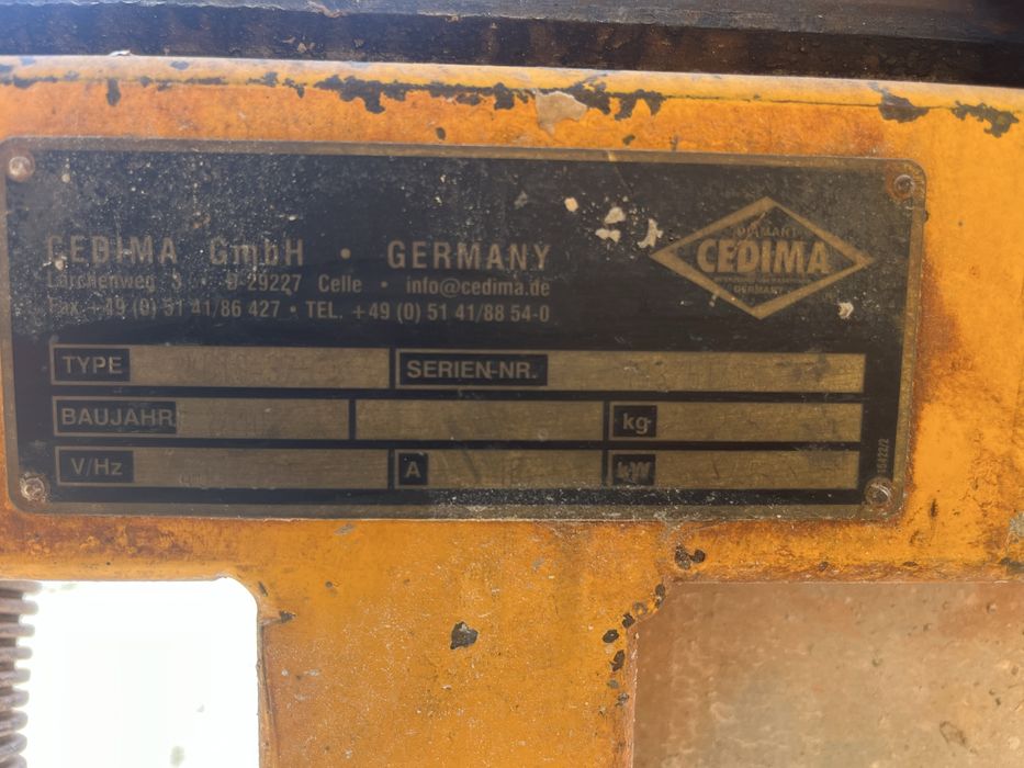Cedima CTS 375.2 przecinarka stolikowa budowlana do bloczkow cegiel
