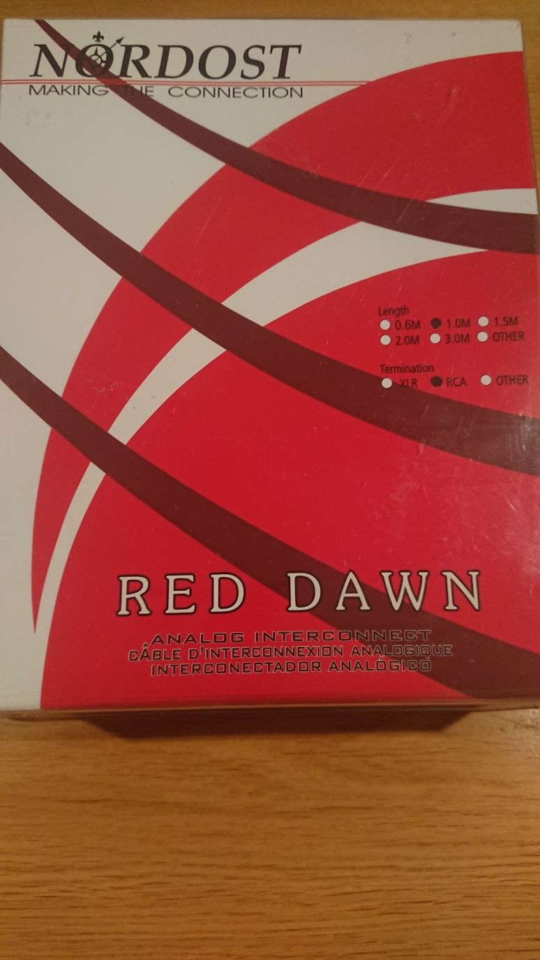 Nordost Red Dawn 2 x 1.0m interkonekt RCA