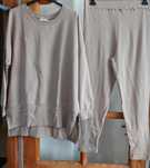 Damski komplet plus size legginsy + bluza
