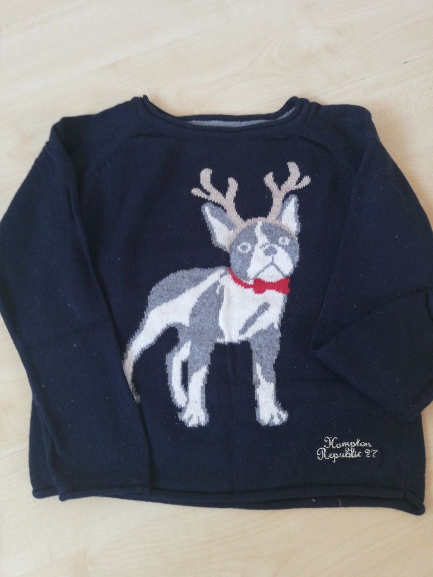 Sweter świąteczny 98 kappahl