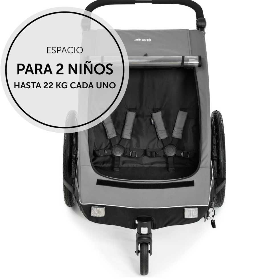 Cadeira Reboque para 2 crianças hauck Dryk Duo
