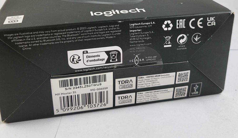 Mysz Logitech MX Master 3S komplet