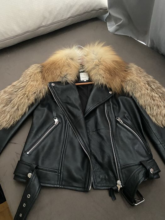 Piękna kurtka skórzana