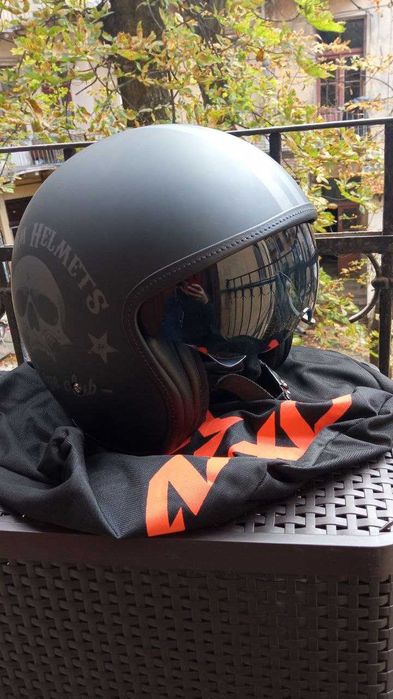 Мотошолом AXXIS Hornet SV S Vintageclub B1 Matt S