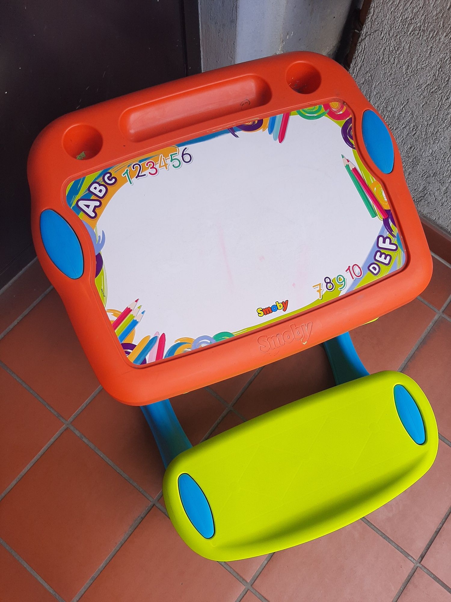 Smoby stolik biurko z krzesełkiem
