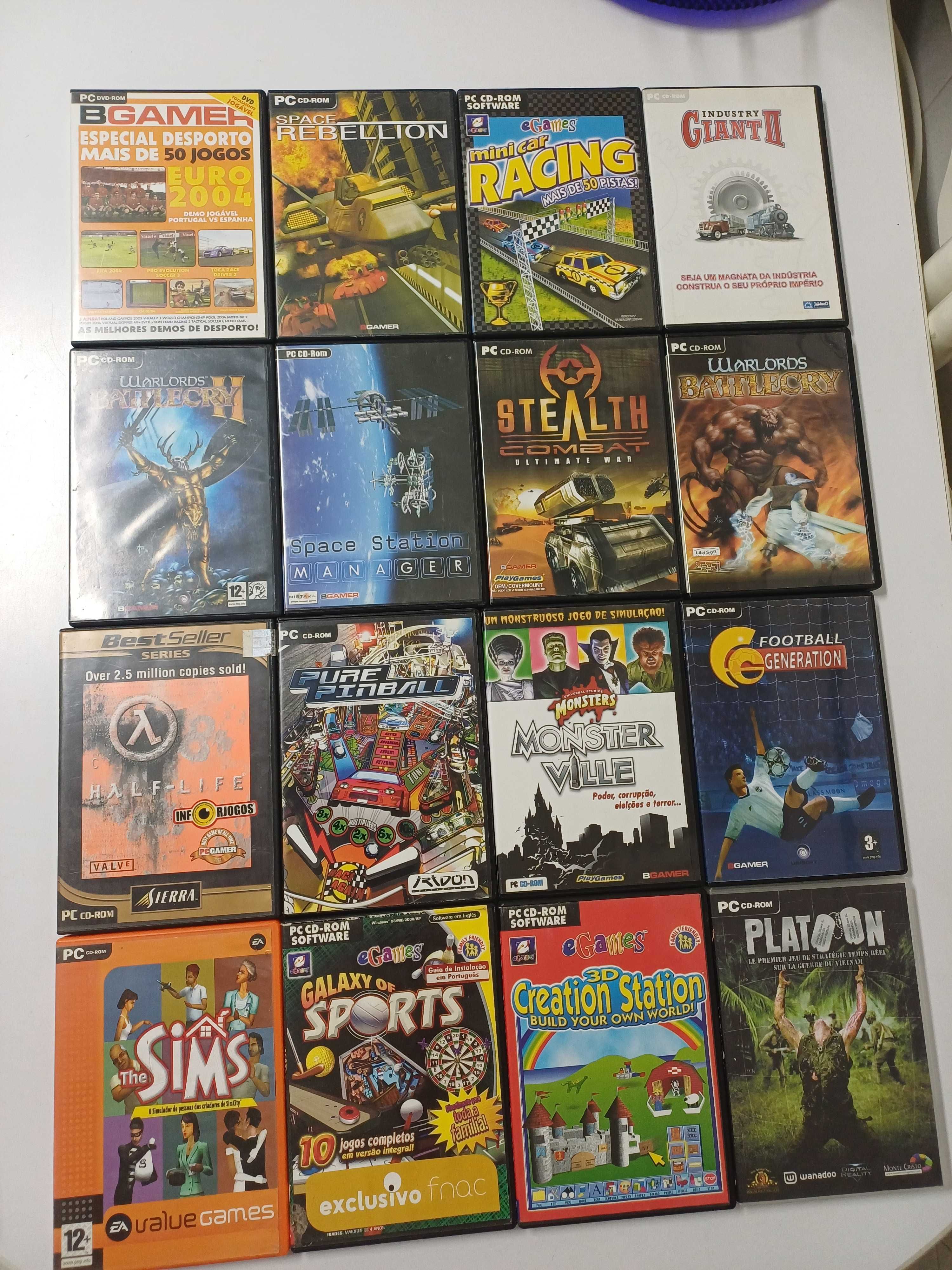 Jogos para PC CD-ROM 16 unidades