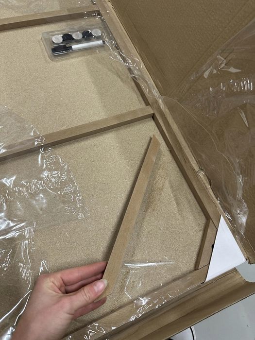 Tablica magnetyczna navaris 60x40cm efekt betonu