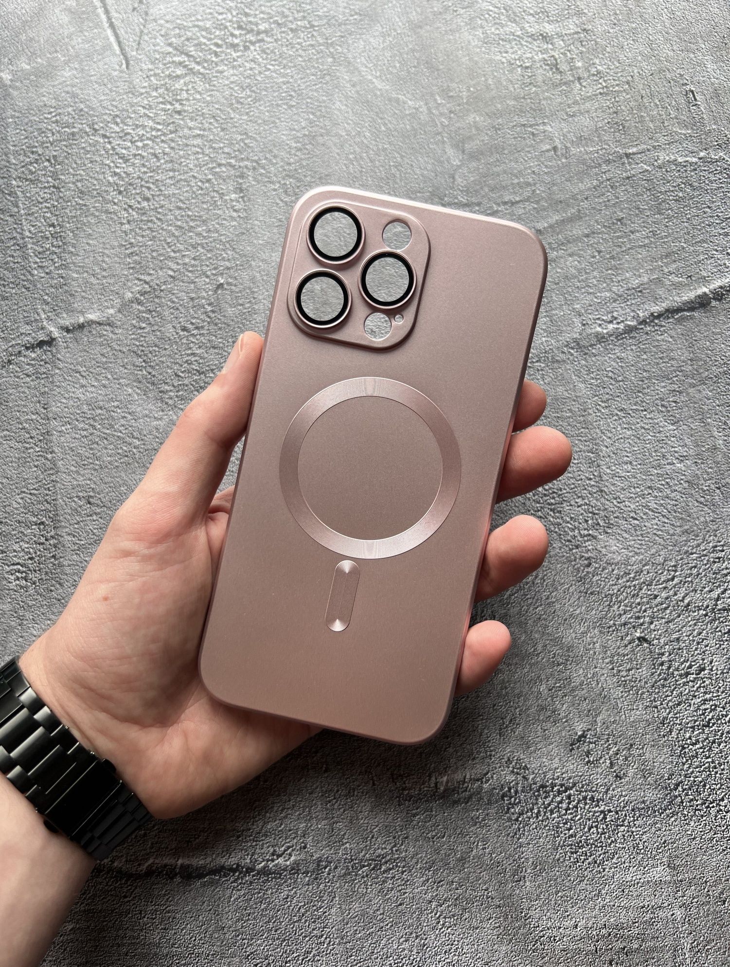 Чехол для iPhone 14 Про Макс и другие,матовый на айфон с MagSafe S. 13