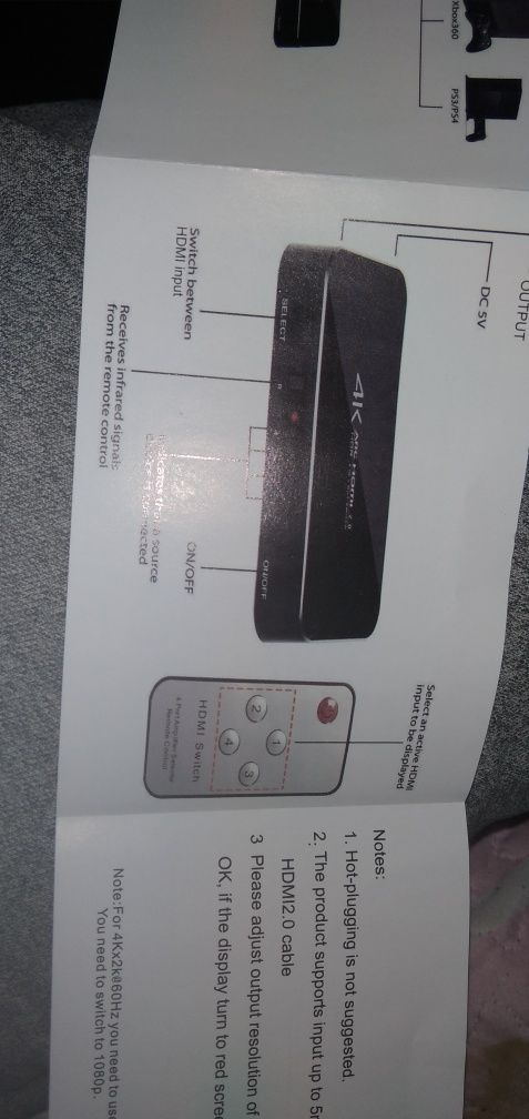 HDMI коммутатор 4 порта Addap