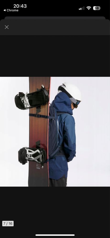 Plecak narciarski/ snowboardowy Wedze