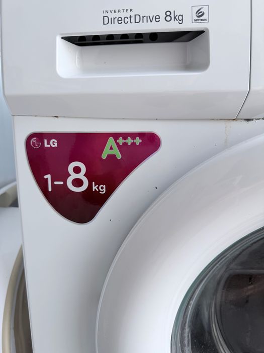 Máquina de Lavar Roupa LG F12B8TDW - Inverter Direct Drive 8kg