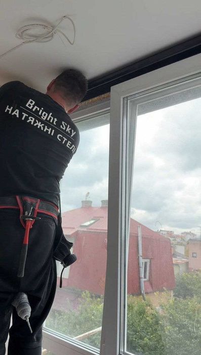 Натяжна стеля НАШІ МАТЕРІАЛИ. Монтаж натяжної стелі,потолка в квартирі