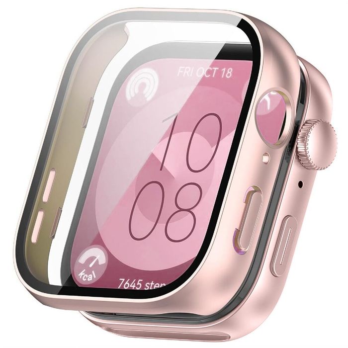 Etui Tech-Protect Defense360 z Szkłem DO Huawei Watch Fit 3 Różowe