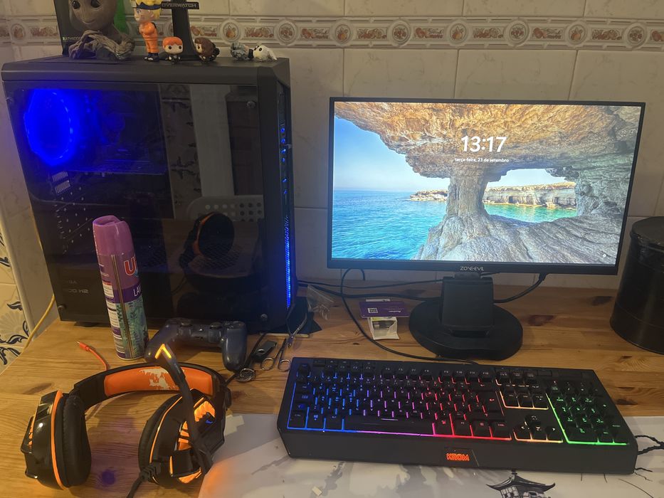 PC gamer - rato - teclado e articulares