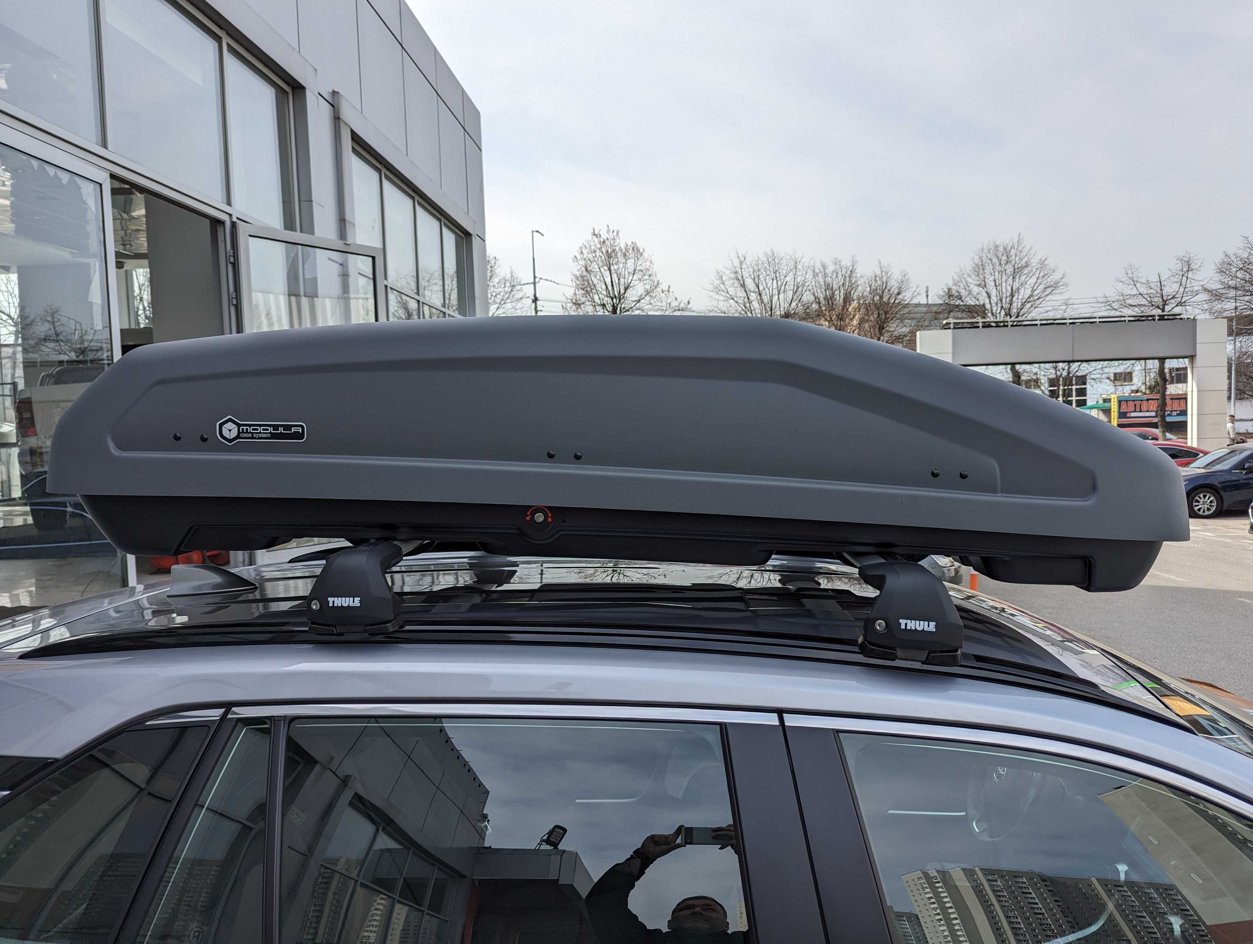 Автобокс Modula EVO 550 сірий мат країна Італія двухстороннє відкриття