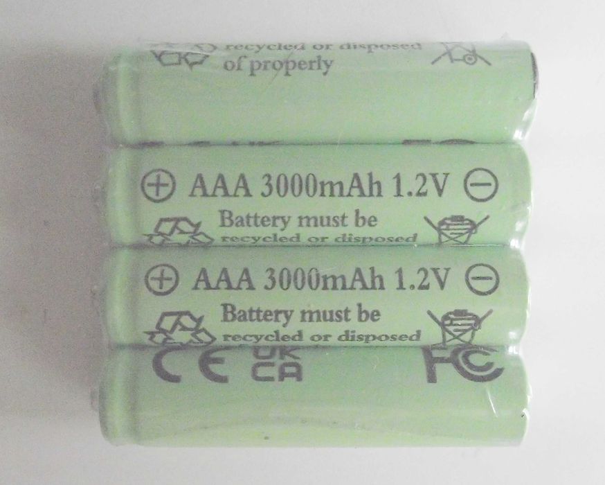 Акумулятори формату ААА 3000 мАг Ni-MH 1,2 V 26 грн/шт Дуже дешево!