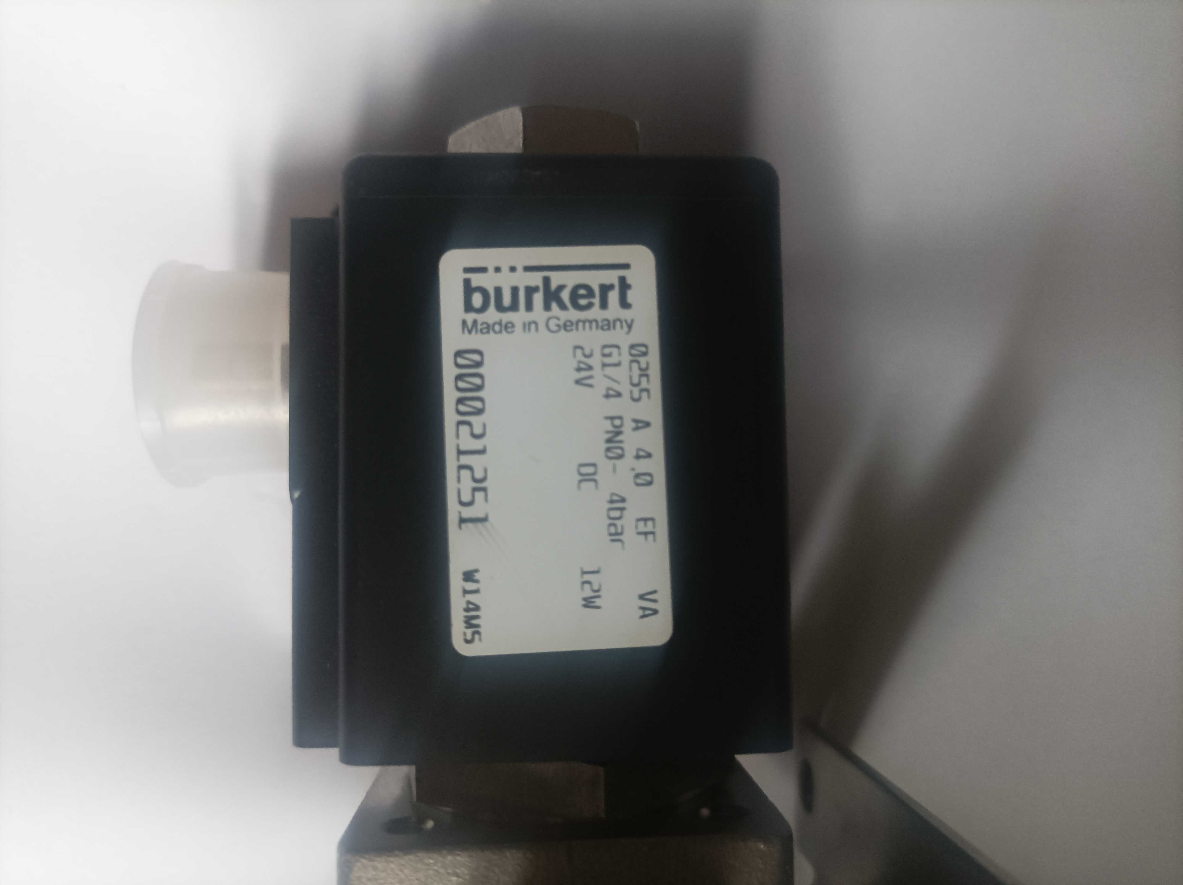 elektrozawór burkert 0255 24DC nowy