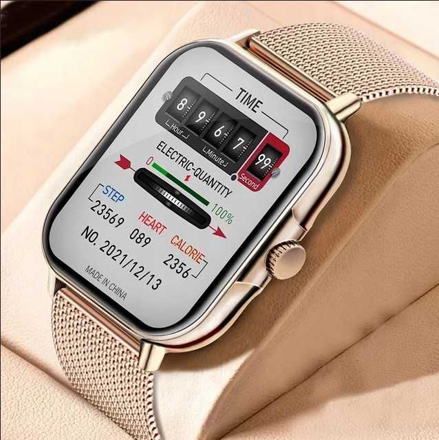 MEGA HIT !! Smartwatch dla Kobiet (4 Bransoletki w Zestawie)