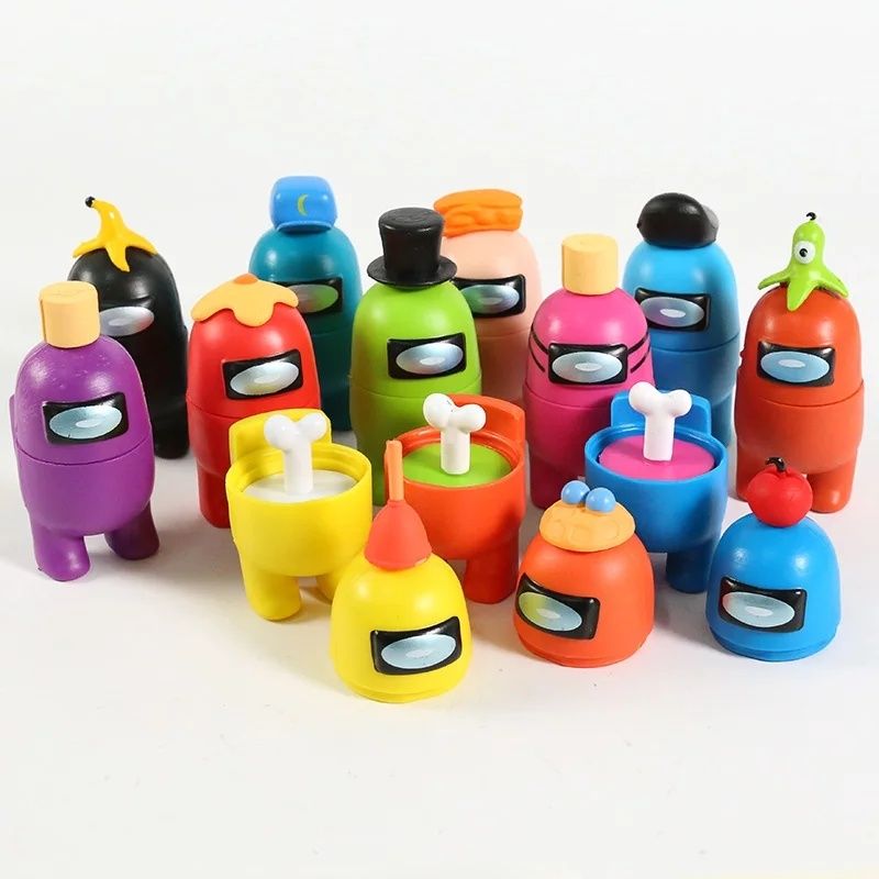 AMONG US figurki 8-10 cm duże pcv zestaw 12 sztuk.