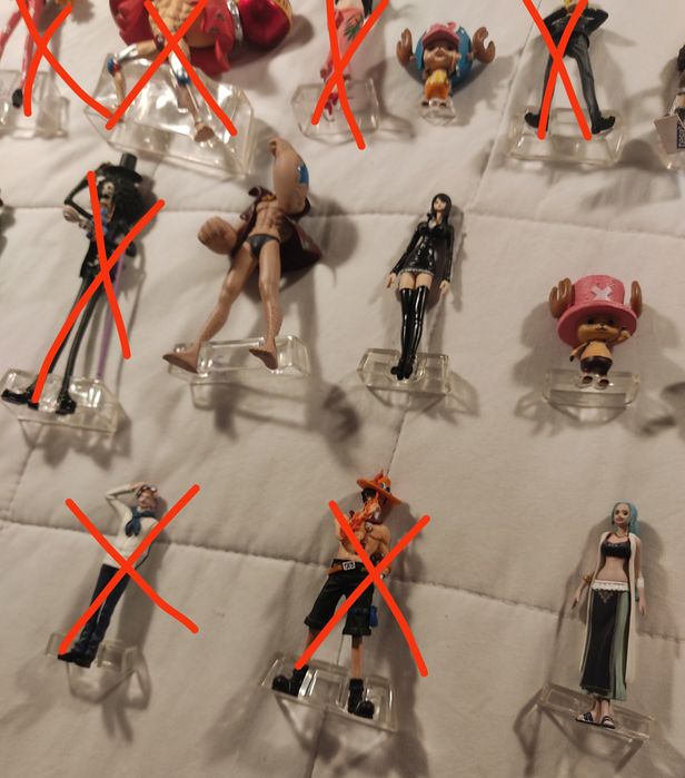 17 figuras One Piece colecionáveis da Salvat + 3 extra