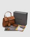 Жіноча сумка шкіряна Balenciaga Rodeo Mini Brown