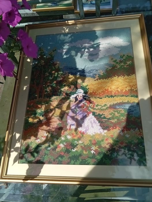 Obrazy wyszywane ręcznie  haft krzyżykowy